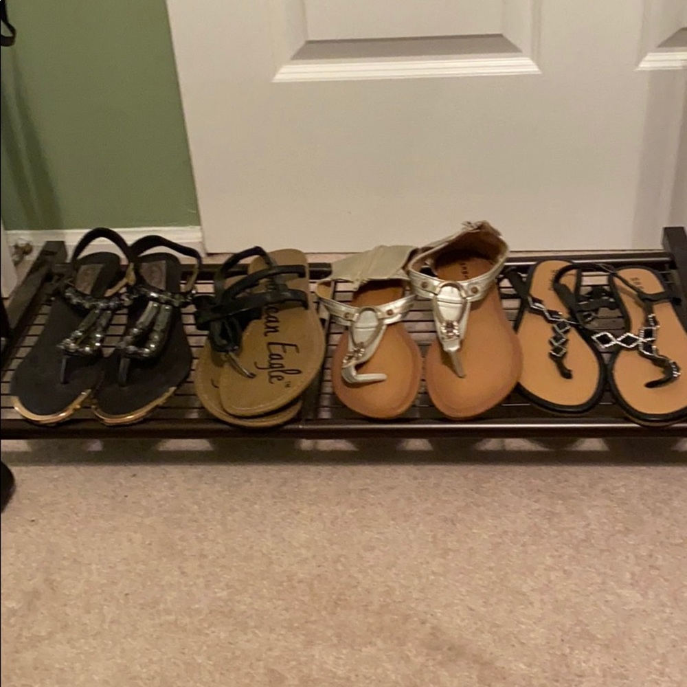 Jeweled/shiny Sandal Bundle